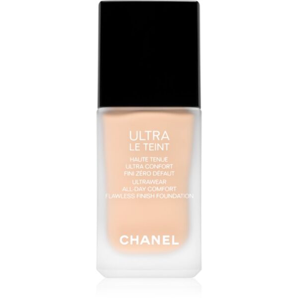 Chanel Ultra Le Teint Flawless Finish Foundation machiaj matifiant de lungă durată pentru uniformizarea nuantei tenului culoare BR12 30 ml-ro