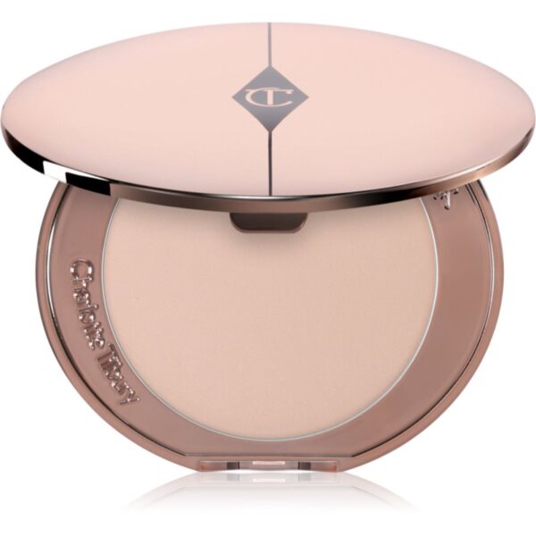 Charlotte Tilbury Airbrush Flawless Finish pudră compactă iluminatoare culoare 1 Fair 8 g-ro