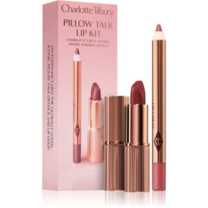 Charlotte Tilbury Pillow Talk Lip Kit ruj și creion pentru conturul buzelor culoare Medium-ro