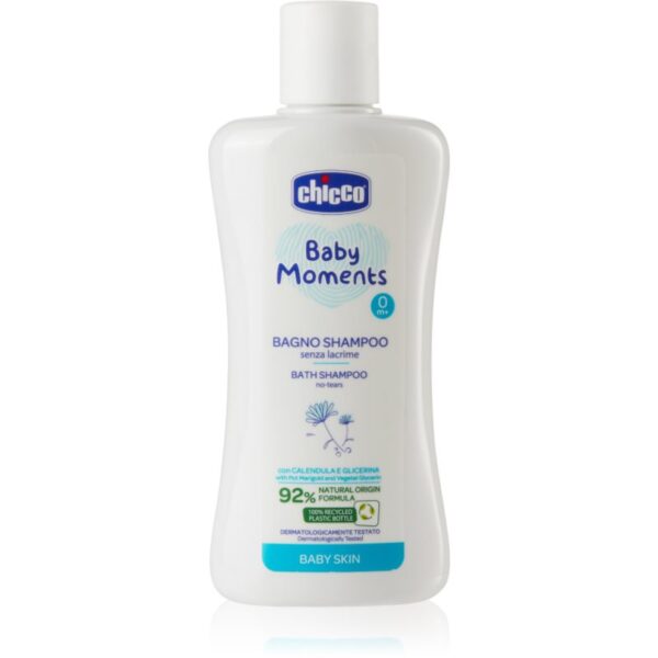 Chicco Baby Moments Bath Shampoo șampon pentru corp pentru nou-nascuti si copii 200 ml-ro