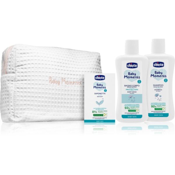 Chicco Baby Moments Blue set cadou pentru nou-nascuti si copii 1 buc-Țena