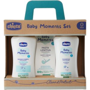 Chicco Baby Moments Clean & Protect set cadou pentru nou-nascuti si copii-ro