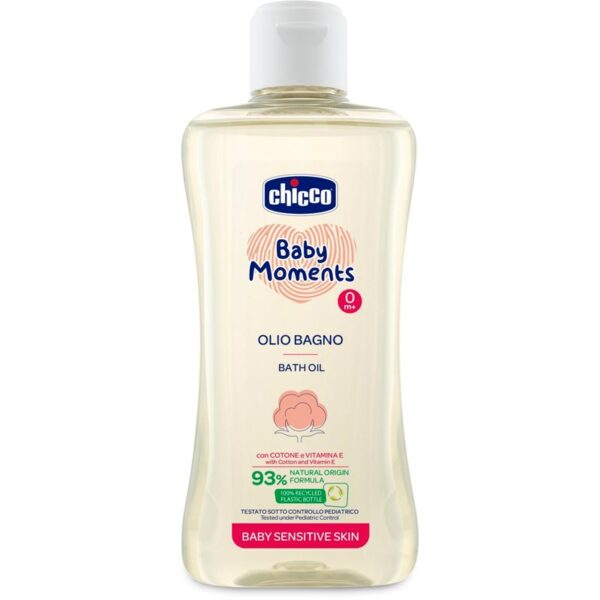 Chicco Baby Moments Sensitive ulei pentru baie 200 ml-Țena