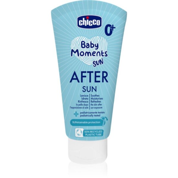 Chicco Baby Moments Sun After Sun lotiune dupa bronzat pentru nou-nascuti si copii 0 m+ 150 ml-ro