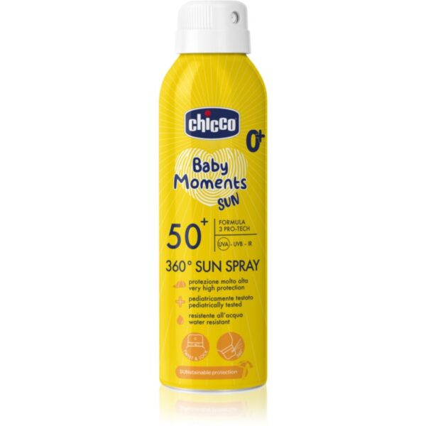 Chicco Baby Moments Sun spray protector pentru copii 0 m+ 150 ml-ro