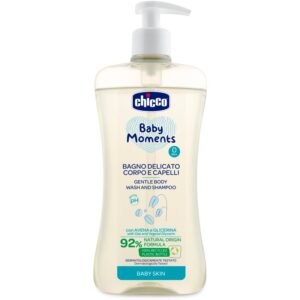 Chicco Baby Moments sampon pentru copii cu o textura usoara de par si de corp 500 ml-ro