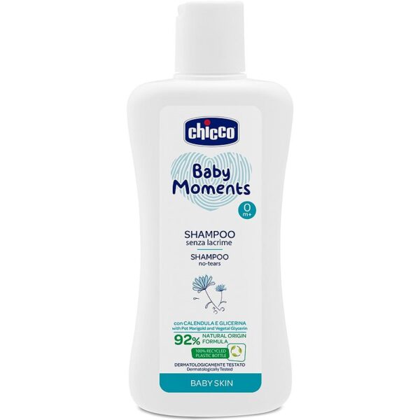 Chicco Baby Moments sampon pentru copii pentru păr 200 ml-ro