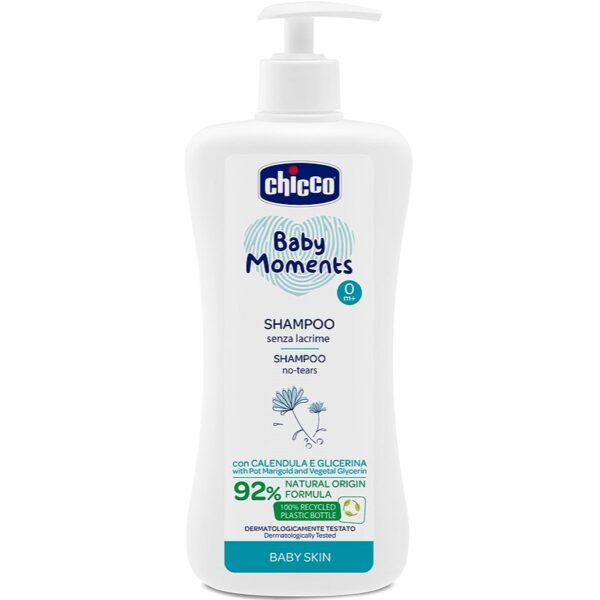 Chicco Baby Moments sampon pentru copii pentru păr 500 ml-ro