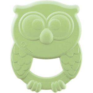 Chicco Eco+ Owly Teether jucărie pentru dentiție Green 3 m+ 1 buc-ro