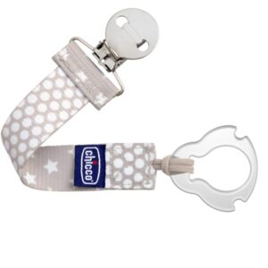 Chicco Fashion Clip Neutral clips pentru suzetă 1 buc-ro