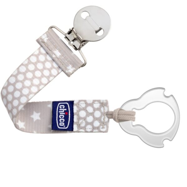 Chicco Fashion Clip Neutral clips pentru suzetă 1 buc-ro