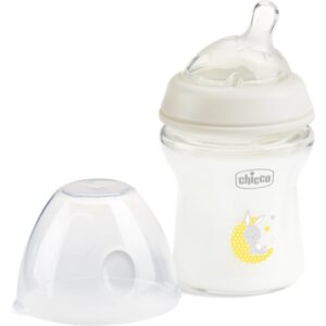 Chicco Natural Feeling Glass Neutral II biberon pentru sugari 0m+ 150 ml-Țena