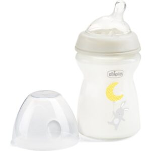 Chicco Natural Feeling Glass Neutral II biberon pentru sugari 0m+ 250 ml-Țena