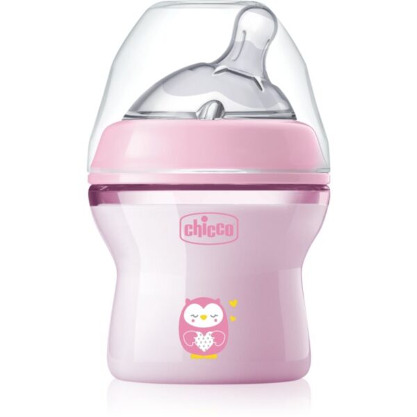 Chicco Natural Feeling Pink Girl biberon pentru sugari 0 m+ 150 ml-ro