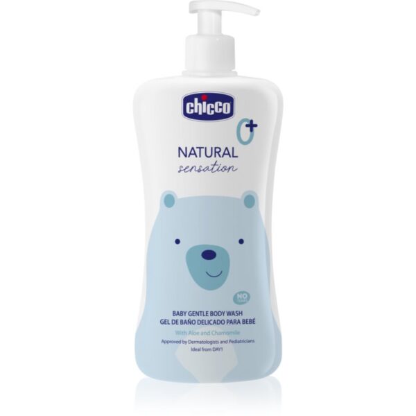 Chicco Natural Sensation Baby Gel de curatare delicat pentru nou-nascuti si copii 0+ 500 ml-ro