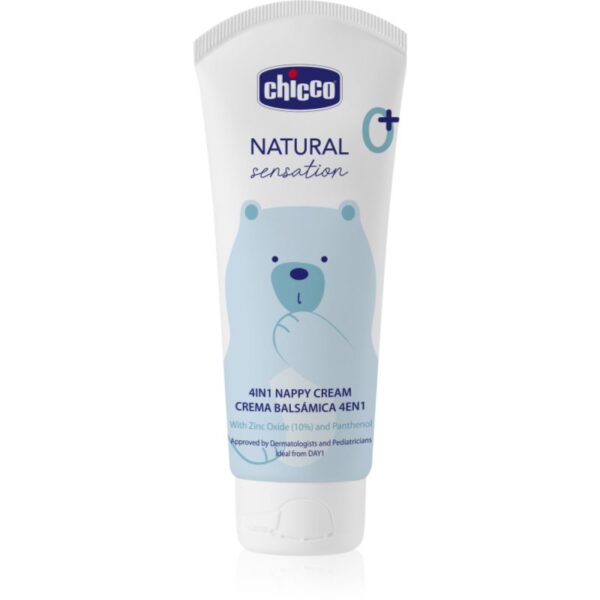 Chicco Natural Sensation Baby cremă de protecție împotriva petelor inflamate 0+ 100 ml-ro