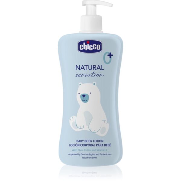 Chicco Natural Sensation Baby lapte de corp pentru nou-nascuti si copii 0+ 500 ml-ro