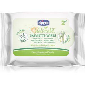 Chicco NaturalZ Protective & Refreshing Wipes șervețele anti-țânțari 2 m+ 20 buc-ro