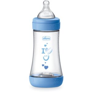 Chicco Perfect 5 biberon pentru sugari 2 m+ Medium Flow Blue 240 ml-Țena