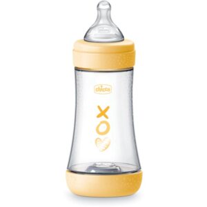 Chicco Perfect 5 biberon pentru sugari 2 m+ Medium Flow Yellow 240 ml-ro