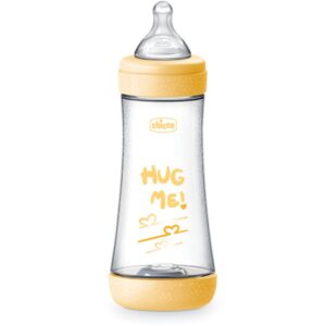 Chicco Perfect 5 biberon pentru sugari 4 m+ Fast Flow Yellow 300 ml-ro