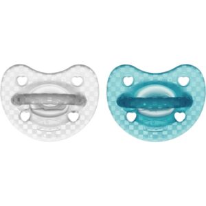 Chicco Physio Forma Luxe suzetă 16-36 m Grey/Mint 2 buc-ro