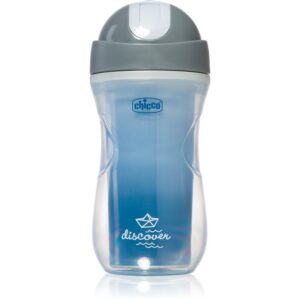 Chicco Sport Blue cană termoizolantă cu pai 14m+ 266 ml-ro