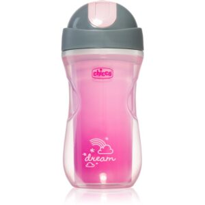 Chicco Sport Pink cană termoizolantă cu pai 14m+ 266 ml-ro