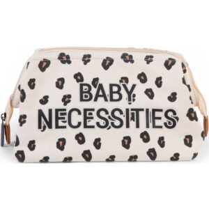 Childhome Baby Necessities Canvas Leopard geantă pentru cosmetice 1 buc-ro
