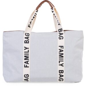Childhome Family Bag Canvas Off White geantă pentru călătorii 55 x 40 x 18 cm 1 buc-Țena