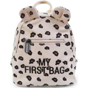 Childhome My First Bag Canvas Leopard rucsac pentru copii 20x8x24 cm-Țena