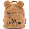 Childhome My First Bag Teddy Beige rucsac pentru copii 20x8x24 cm-Țena