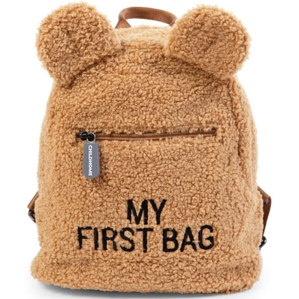 Childhome My First Bag Teddy Beige rucsac pentru copii 20x8x24 cm-Țena