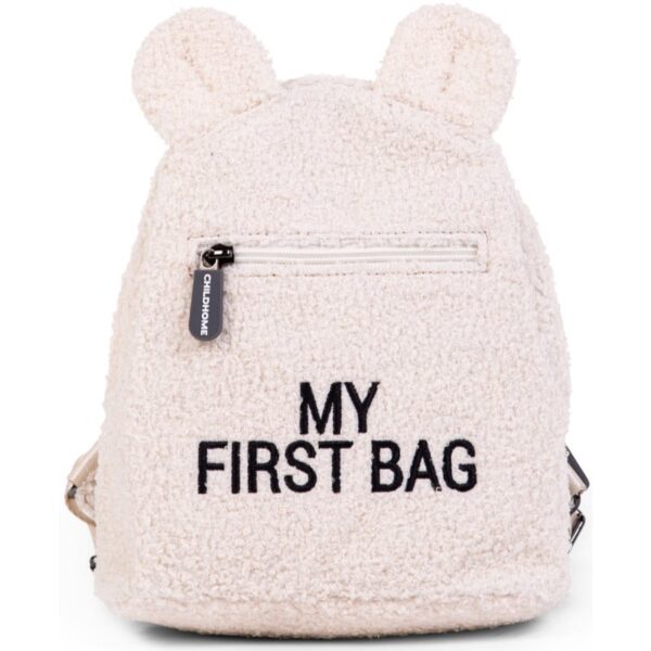 Childhome My First Bag Teddy Off White rucsac pentru copii 20x8x24 cm-Țena