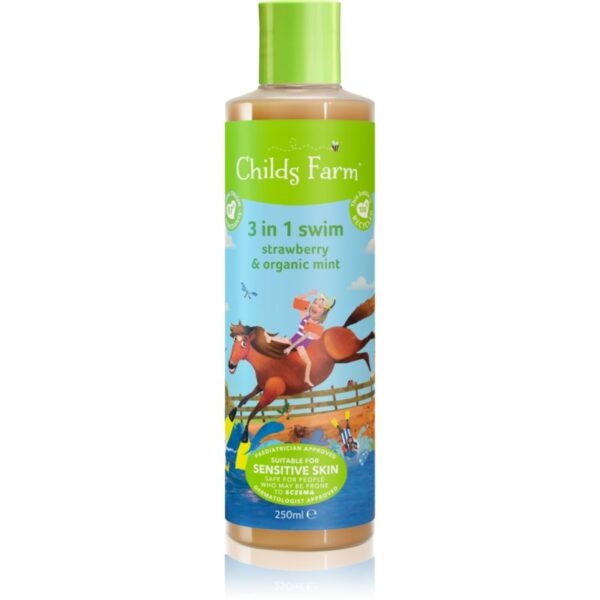Childs Farm 3 in 1 Swim Strawberry & Organic Mint șampon