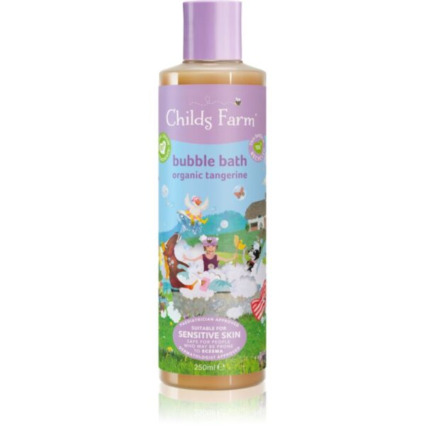 Childs Farm Bubble Bath spumant de baie și gel de duș Organic Tangerine 250 ml-Țena