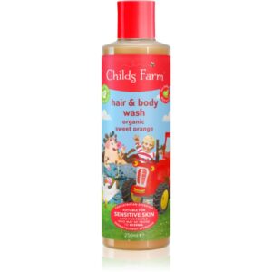 Childs Farm Hair & Body Wash Emulsie de curatare pentru corp și păr pentru copii Sweet Orange 250 ml-Țena