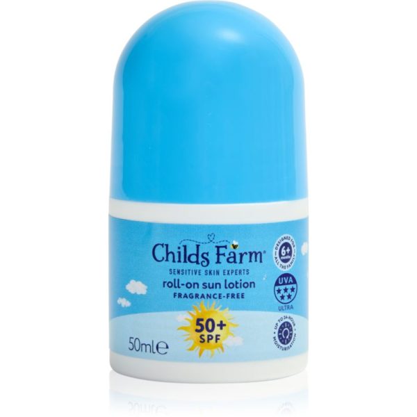 Childs Farm Suncare Roll On cremă pentru plaja roll-on SPF 50+ 50 ml-ro