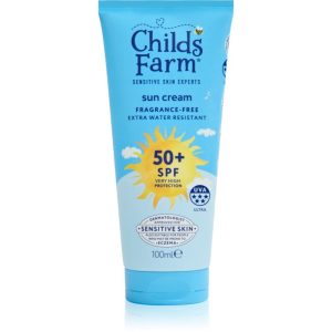 Childs Farm Suncare Sun Cream cremă pentru plaja SPF 50+ fără parfum 100 ml-ro