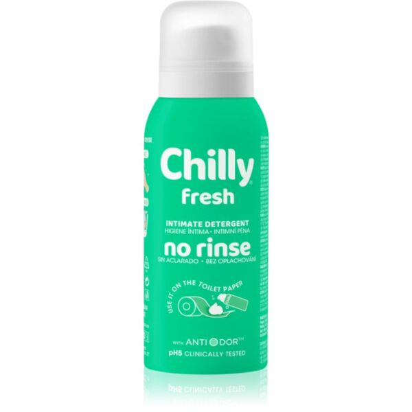 Chilly Fresh No Rinse spuma pentru curatare racoritoare pentru igiena intima 100 ml-ro