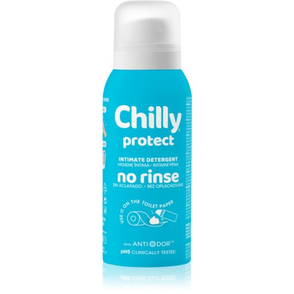 Chilly Protect No Rinse spuma de curatat pentru igiena intima 100 ml-ro