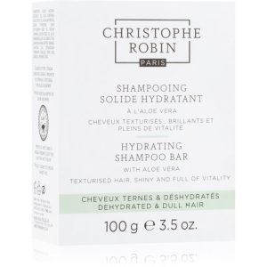 Christophe Robin Hydrating Shampoo Bar with Aloe Vera șampon solid pentru par uscat si sensibil 100 g-Țena