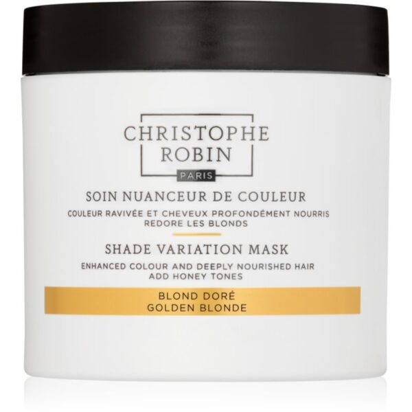 Christophe Robin Shade Variation Mask masca crema nutritiva pentru păr culoare Golden Blond 250 ml-Țena