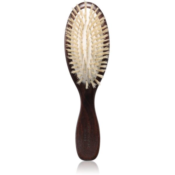 Christophe Robin Travel Hairbrush perie din lemn pentru păr cu peri de mistret 1 buc-Țena