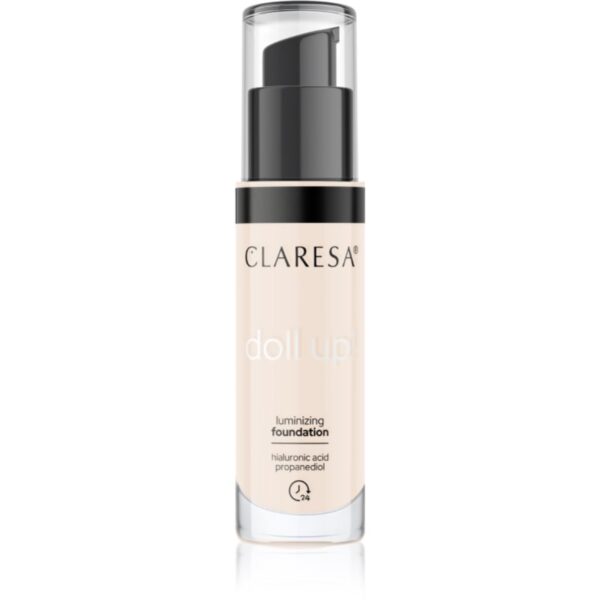 Claresa Doll Up! machiaj de stralucire pentru un look natural culoare 02 Light 34 g-ro