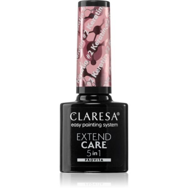 Claresa Extend Care 5 in 1 Keratin baza gel pentru unghii cu efect de nutritiv culoare #2 5 g-Țena