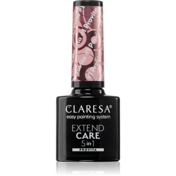 Claresa Extend Care 5 in 1 Provita baza gel pentru unghii efect regenerator culoare #1 5 g-Țena