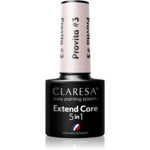 Claresa Extend Care 5 in 1 Provita baza gel pentru unghii efect regenerator culoare #3 5 g-ro