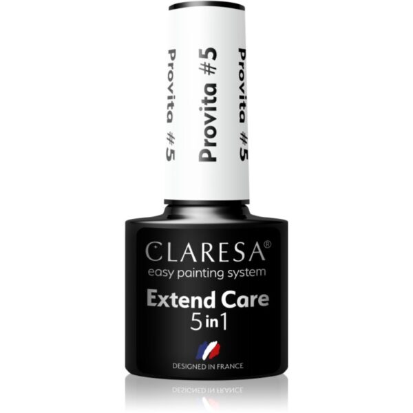 Claresa Extend Care 5 in 1 Provita baza gel pentru unghii efect regenerator culoare #5 5 g-ro