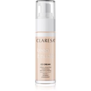 Claresa Keep It Nude make up hidratant pentru uniformizarea nuantei tenului culoare 101 Light 33 g-ro